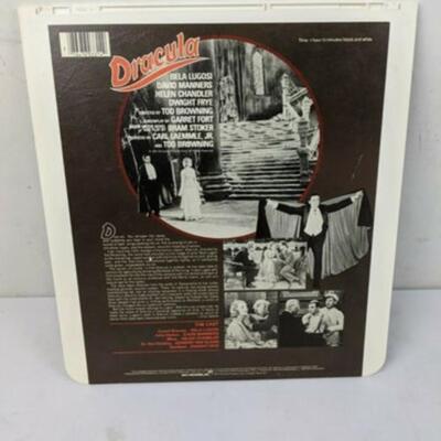 The Original Dracula (1931 Film) 1983 CED System Videodisc