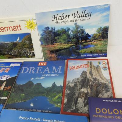 8 Photograph Books: Costa Rica to the Alps to Dali/Shangri-La to Heber Valley