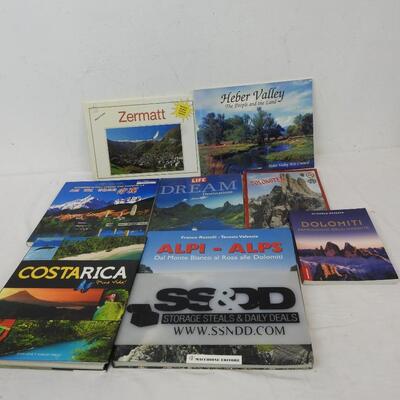 8 Photograph Books: Costa Rica to the Alps to Dali/Shangri-La to Heber Valley