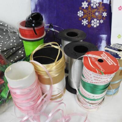 Party Supplies: Ribbon, GIft Bags All Sizes, Bows, Table Clothes, Cards and More