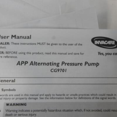 CareGuard APP Alternating Pressure Pad System, Missing Hose