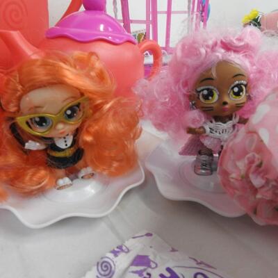 Toy Lot: Tea Cup Party, Bubbles, My Little Pony, Itty Bitty Pretties