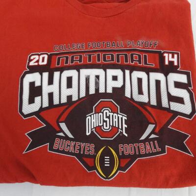 Ohio State 2014 National Champions Shirt, Size L
