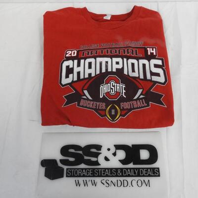 Ohio State 2014 National Champions Shirt, Size L