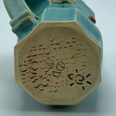 Teal Blue Ikebana Vase & Mug (FO-HS)