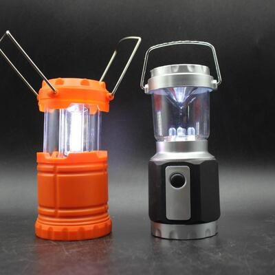 Pair of Battery-Operated LED Lantern Lights Lamps