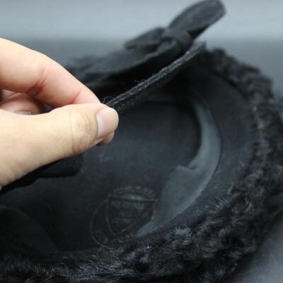 Vintage Women's Black Wool Hat Merrimac Hat Corp