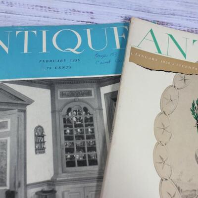 Set of 4 Vintage Antiques Magazines