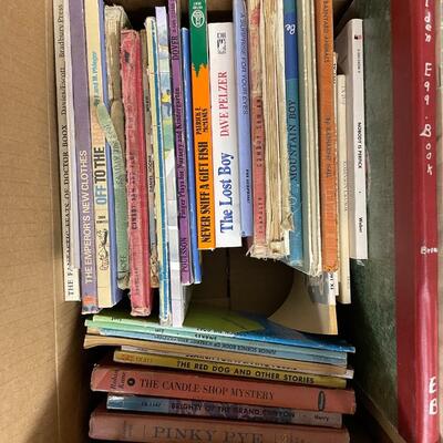 Box of Childrenâ€™s books