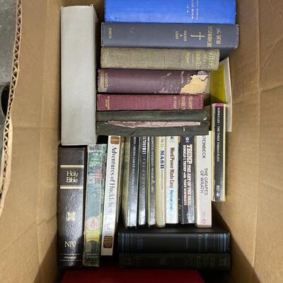 Adult books and Bibles