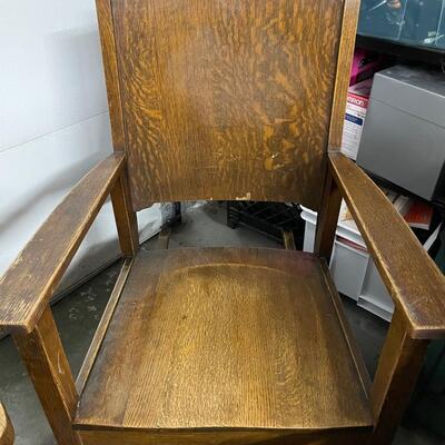 Wooden rocking chair
