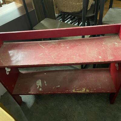 Red shelf