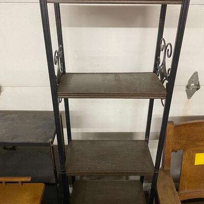 Vintage tall metal rack