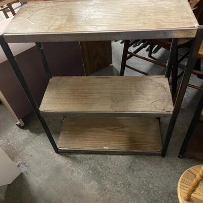 Small metal shelf