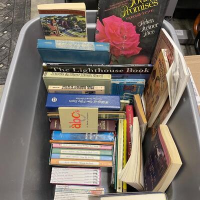 Large tote of books