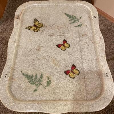 Set of 4 fiberglass tv trays
