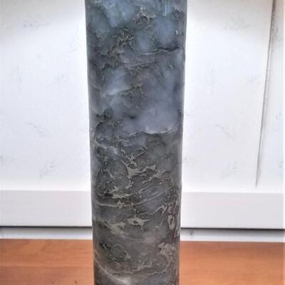Lot #64  Great Pair of Mid-Century Lamps with Marble Column bases