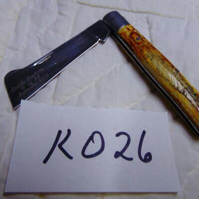K026 Hen & Rooster knife