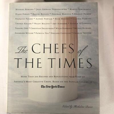 14 Cookbooks including â€œThe CHEFS of THE TIMESâ€ (NY Times) (BO-KM)