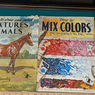 Vintage How-to Paint Artist booklets