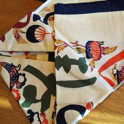 Japanese Kataezome Table Scarf by Serizawa