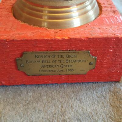 American Queen Steamboat Bell Replica