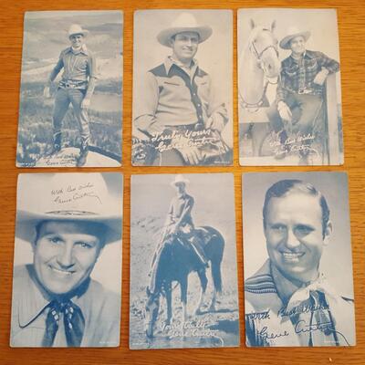 Collection of Gene Autry Movie Star Cards