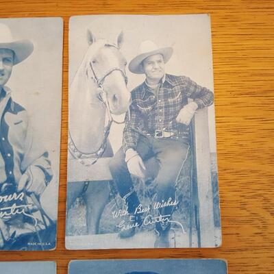 Collection of Gene Autry Movie Star Cards