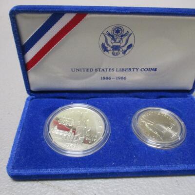 United States Liberty Coins 1886 - 1986 -  Ellis Island Silver Dollar Proof