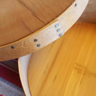 Pair of Round Colonial Boxes - Frye's Mill
