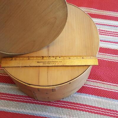 Pair of Round Colonial Boxes - Frye's Mill