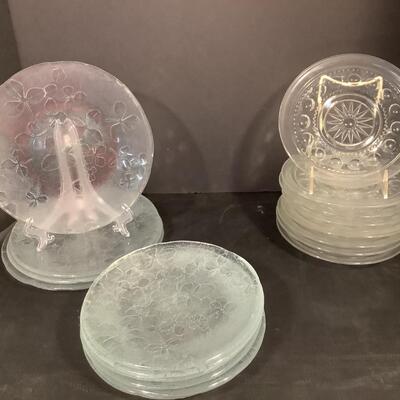 A - 181  Clear Glass Plate Lot
