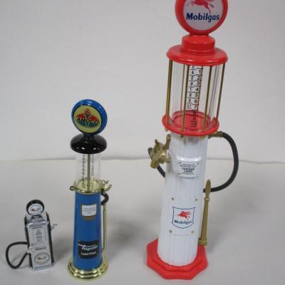 Mobilgas Amoco & Chevrolet Gas Pumps