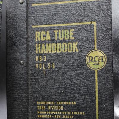 Vintage Three Book Set of RCA Tube Handbooks Vol 1-6