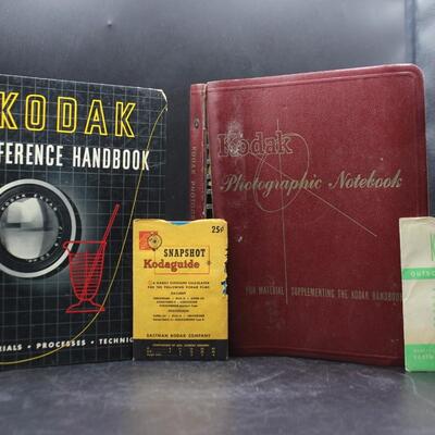 Lot of Vintage Kodak Film and Photography Reference Books Guides