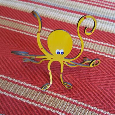 Artist-Made Octopus Business Card Holder