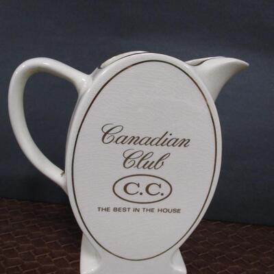 Canadian Club C.C & Cutty Sark Pub Jug Pitchers