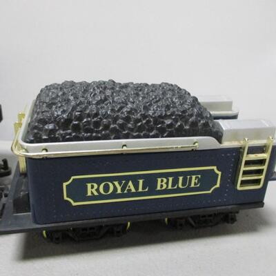 Vintage Old Smokey Great Western Royal Blue Train Locomotive