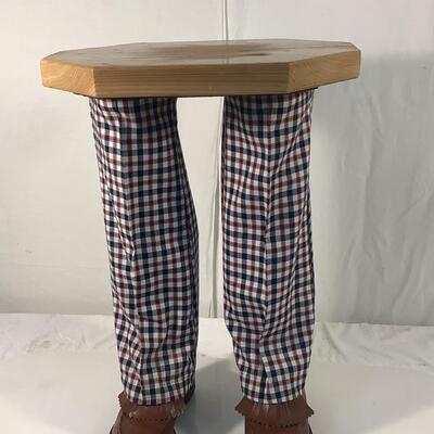 A170 Artisan made Golfer Accent Table