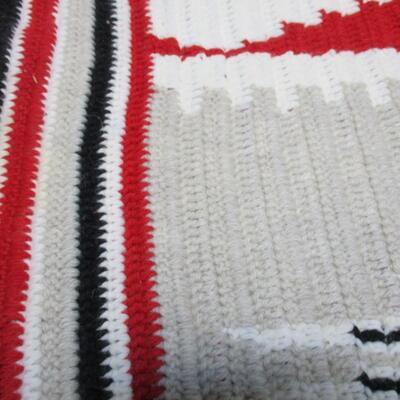 25" x 49 1/2" Native American Style Throw