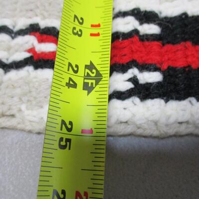 25" x 49 1/2" Native American Style Throw