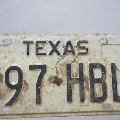 Vintage License Plates