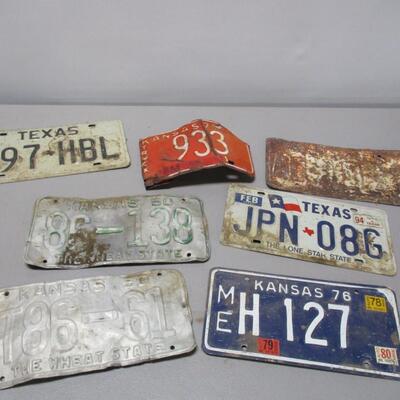 Vintage License Plates