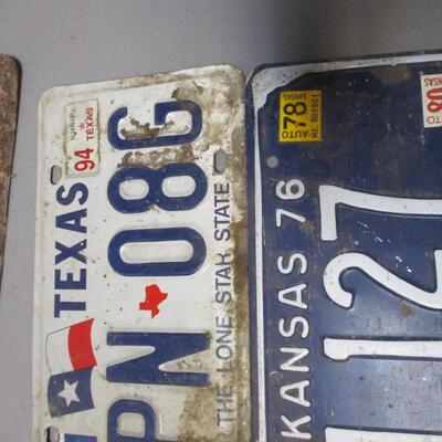 Vintage License Plates