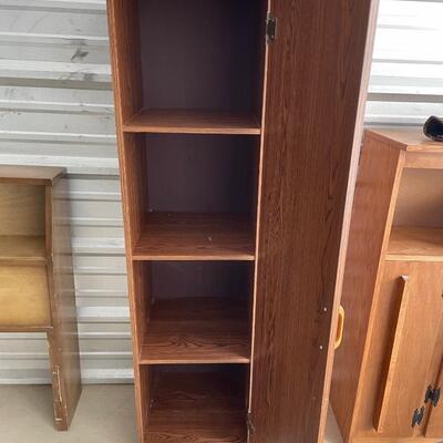 Wooden storage cabinet