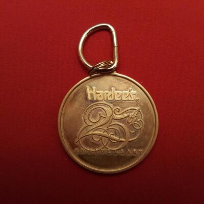 Sterling Silver Hardee's Key Fob