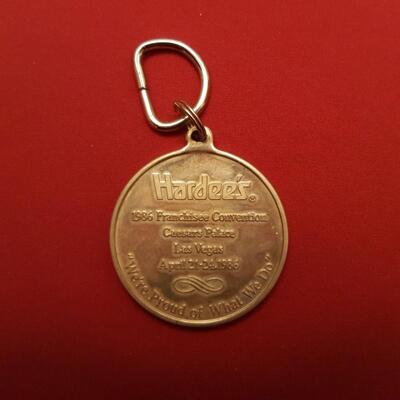 Sterling Silver Hardee's Key Fob