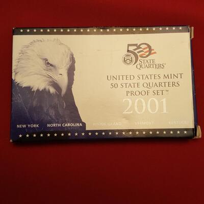 US Mint 2001 Quarters Proof Set