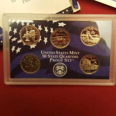 US Mint 2001 Quarters Proof Set