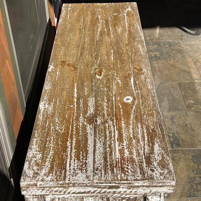 Distressed Wood Console ~ *See Details